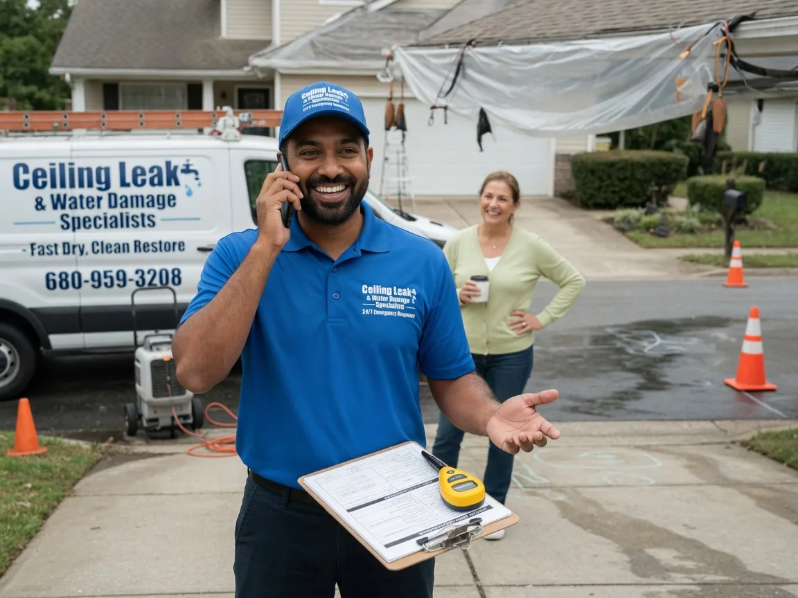 Ceiling Leak Cleanup Saint Leonard, MD FAQs